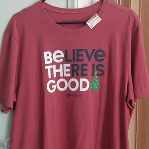 Life is Good Christmas T-shirt